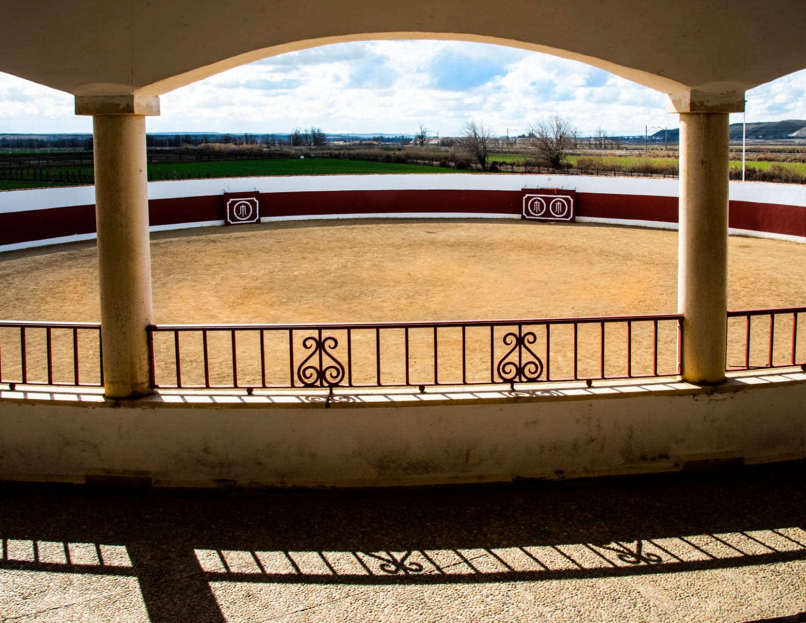 Vista desde el palco hacia el ruedo